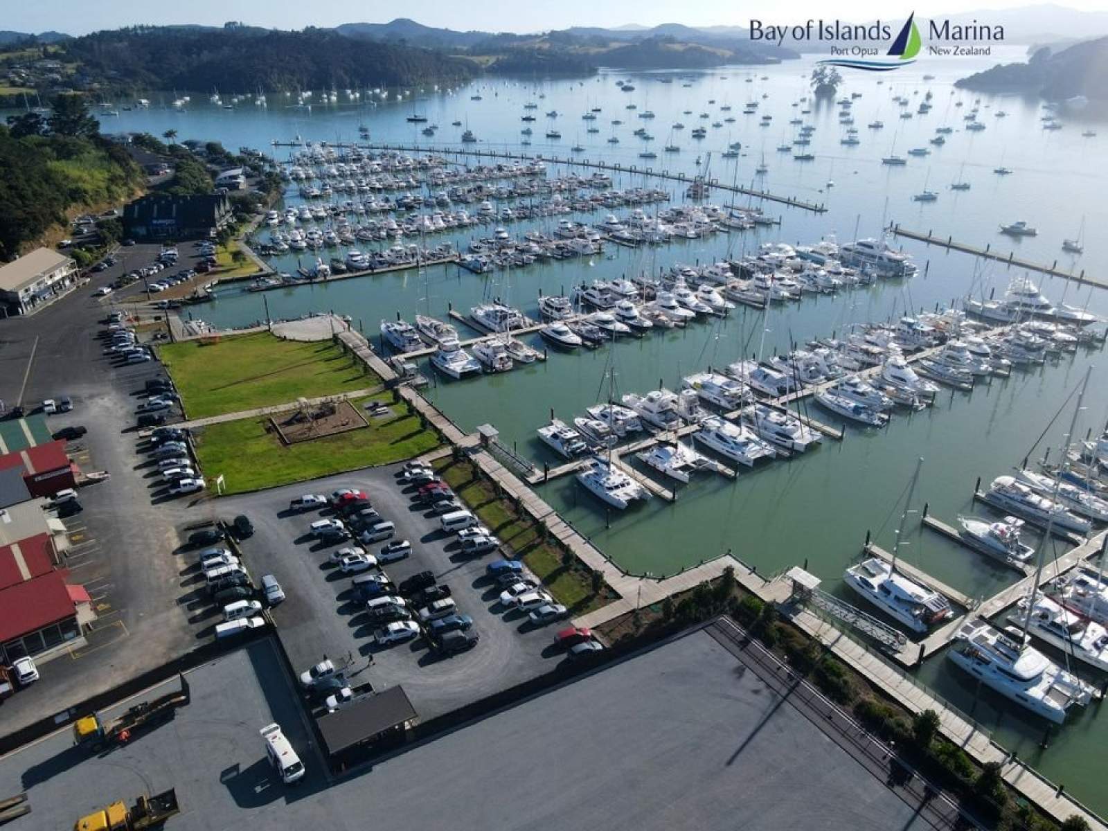 14m Opua marina berth for sale with marina lease through to 2049.