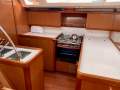Beneteau Oceanis 50 - Luxury 3-cabin equipped for Offshore Cruising:Secure J-shape galley with double s/s sinks, 2 x fridge/freezers, stove and deep cabinets