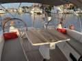 Beneteau Oceanis 50 - Luxury 3-cabin equipped for Offshore Cruising:Teak cockpit with folding table, centre storage with usb and light fitting