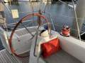 Beneteau Oceanis 50 - Luxury 3-cabin equipped for Offshore Cruising:Port helm with leather wheel cover and primary winch within arms reach