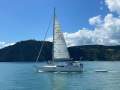 Beneteau Oceanis 50 - Luxury 3-cabin equipped for Offshore Cruising:Due South motor sailing with dinghy in tow
