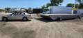 Myark 9. X 4.4 x. 750 Amphibious folding landing barge, spud barge