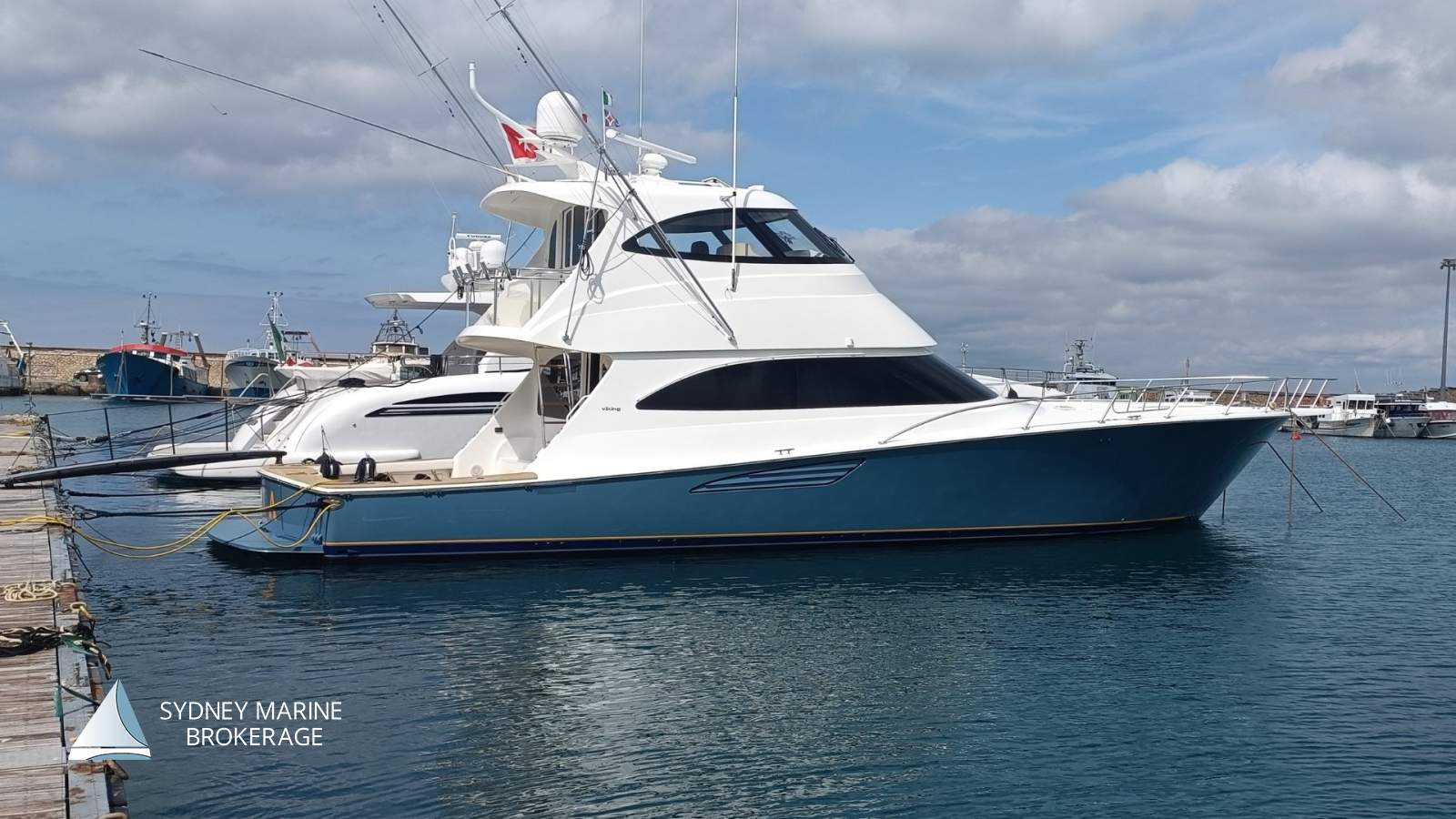 Viking 62 Enclosed Flybridge Motor Yacht:1 Sydney Marine Brokerage Viking 62 Motor Yacht For Sale