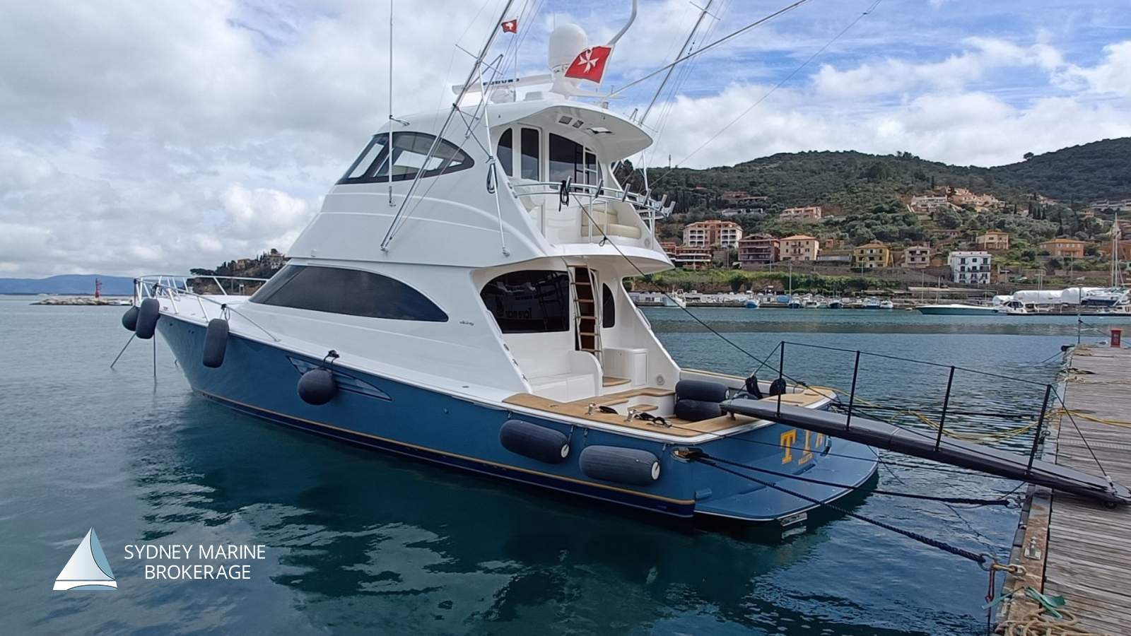 Viking 62 Enclosed Flybridge Motor Yacht:2 Sydney Marine Brokerage Viking 62 Motor Yacht For Sale