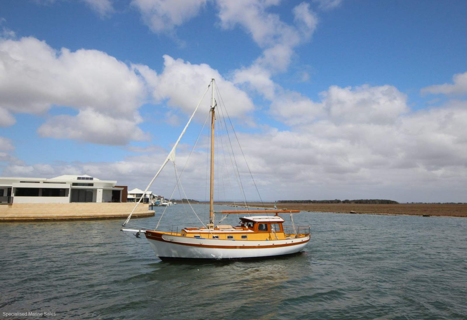 Custom Jeff Clist 35' Classic Motorsailer
