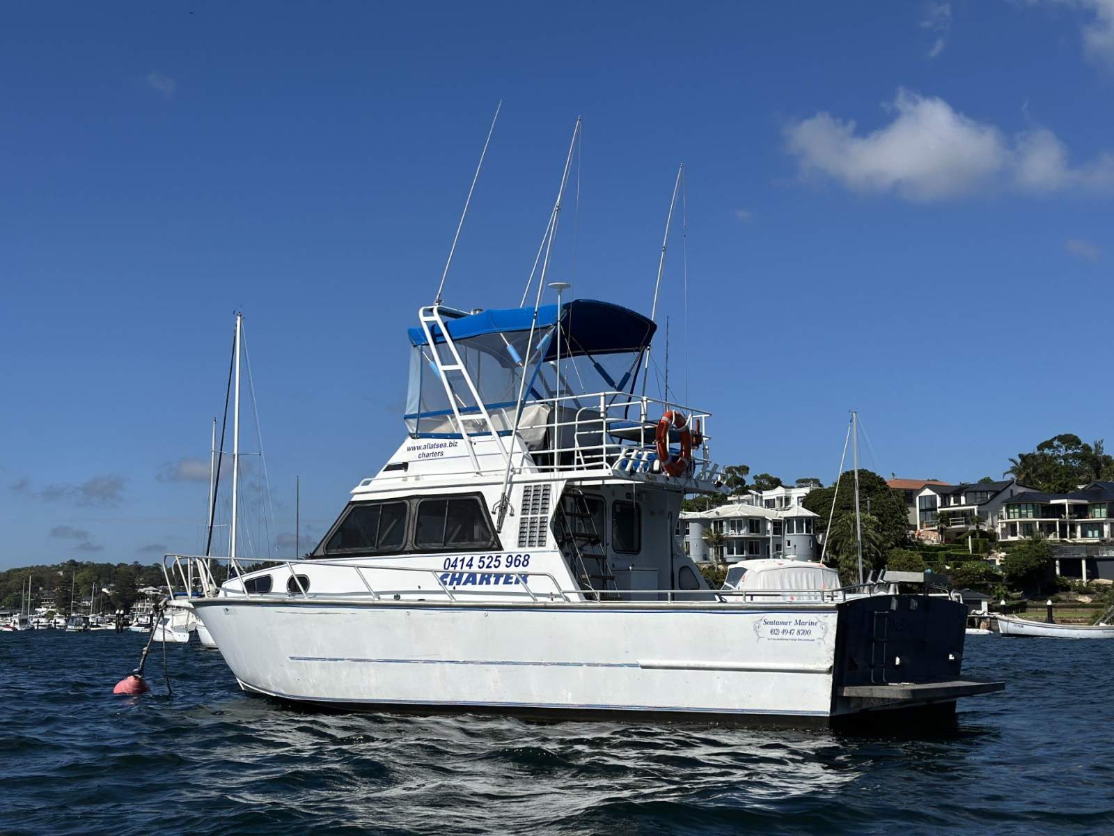 Seatamer 10 m Flybridge Charter Vessel, Aluminium