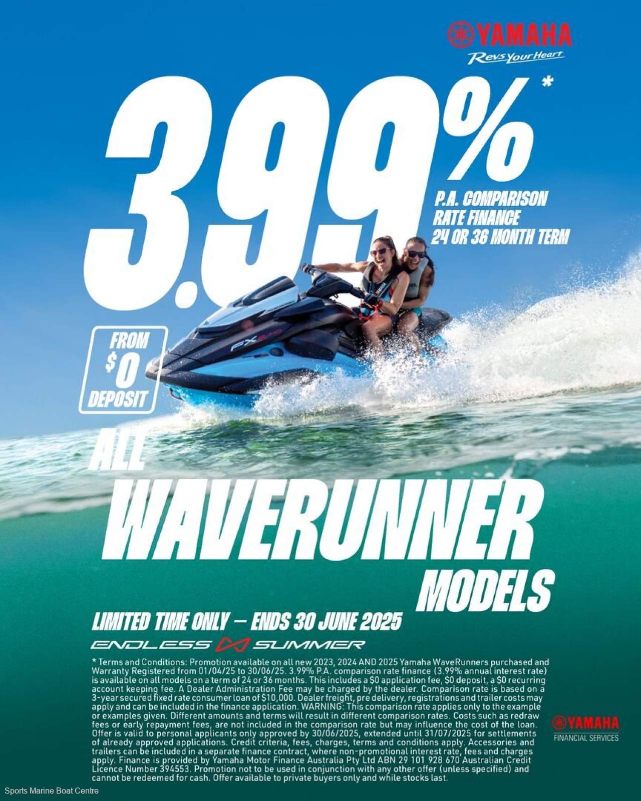 New Yamaha FX Cruiser SVHO SKI & TRAILER PACKAGE
