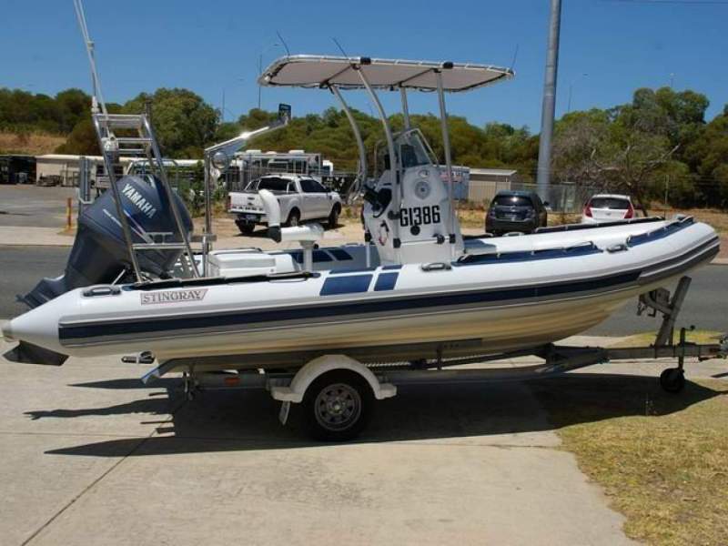 Stingray Ribs 6.3 Predator 2017 model boat and trailer