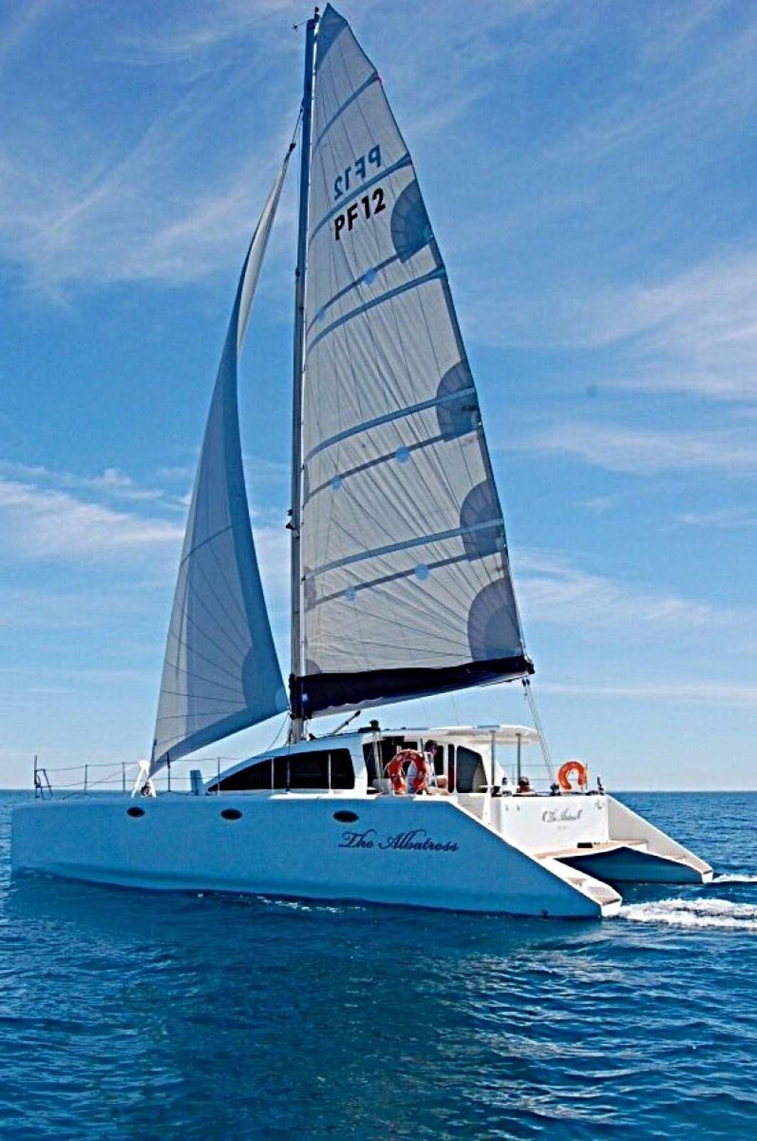 Pacific 40 Fast sailing cat providing comfort & stability
