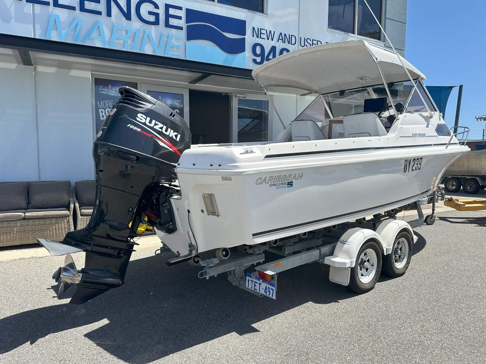 Caribbean Reef Runner 21 with 2012 Suzuki 150HP 4 Stroke