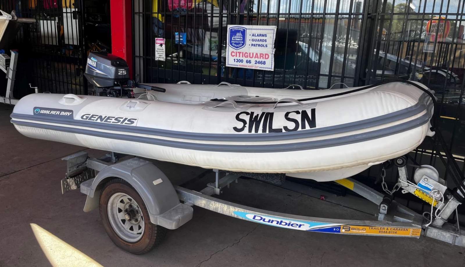 Walker Bay Genesis 340 Boat, motor, trailer package in excellent condition