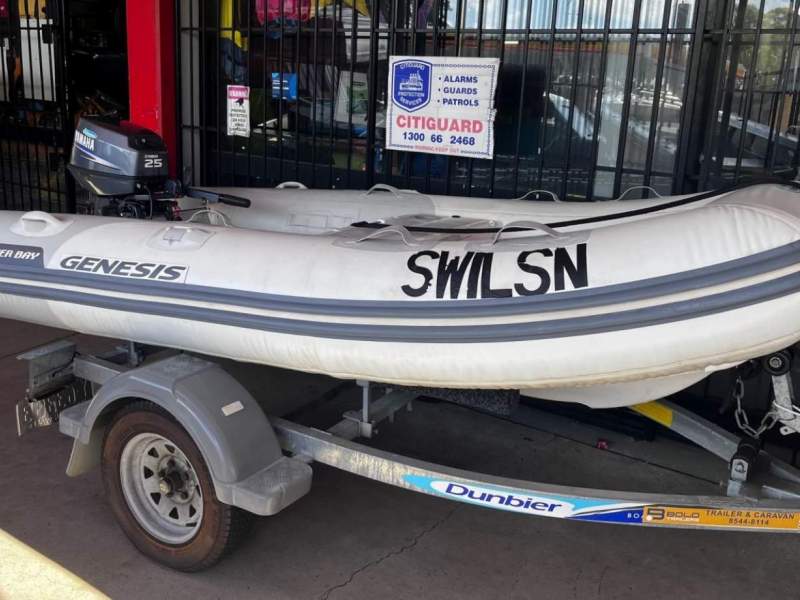 Walker Bay Genesis 340 Boat, motor, trailer package in excellent condition