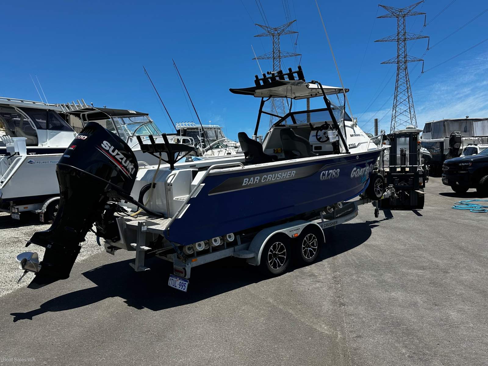Bar Crusher 670C 2018 Model 200hp Four Stroke Suzuki motor