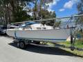 Careel 18 Compass Careel 18 TS White - on braked trailer