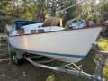 Careel 18 Compass Careel 18 TS White - on braked trailer