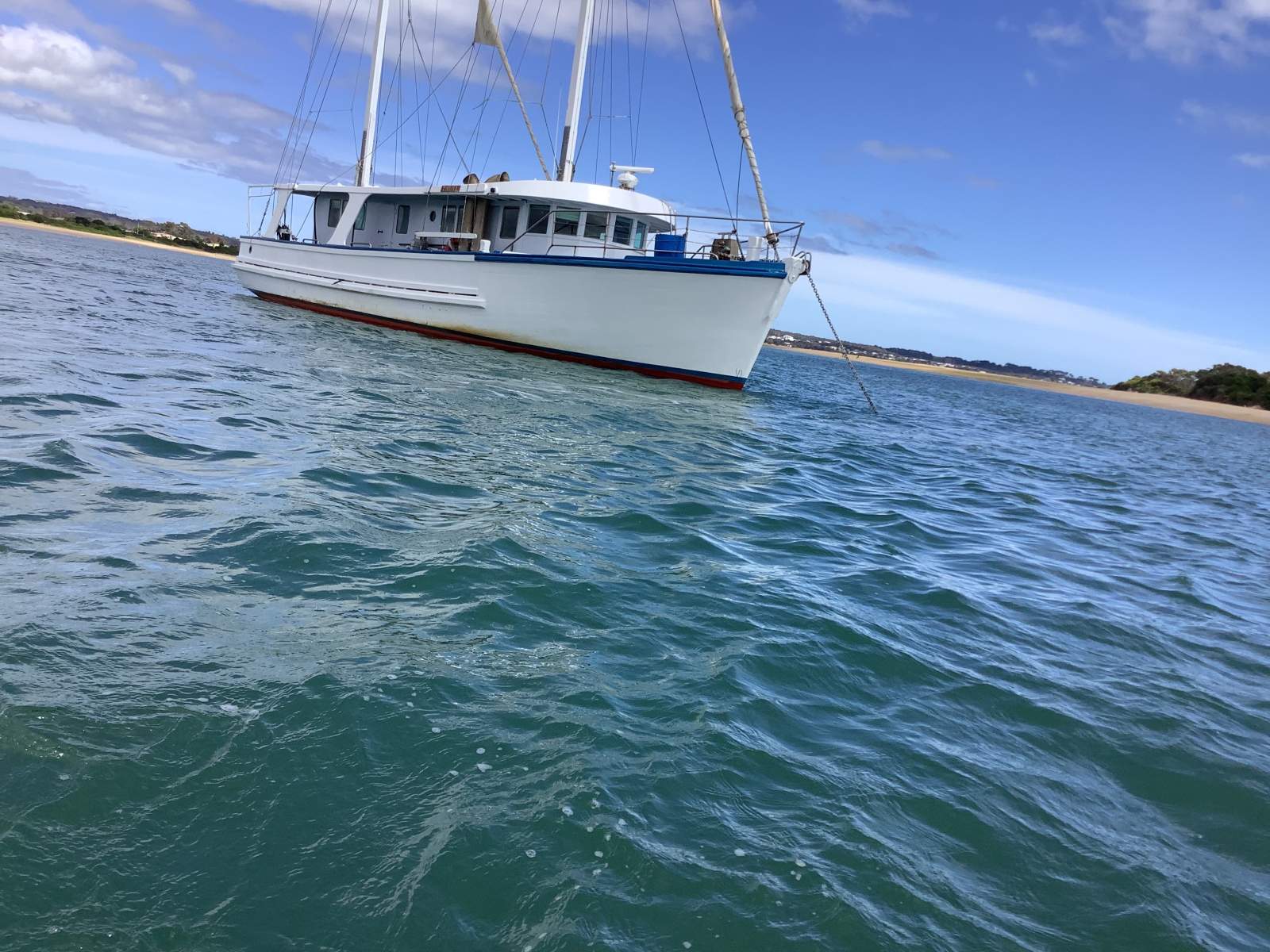 Liveaboad motor sailer trawler converted 2005
