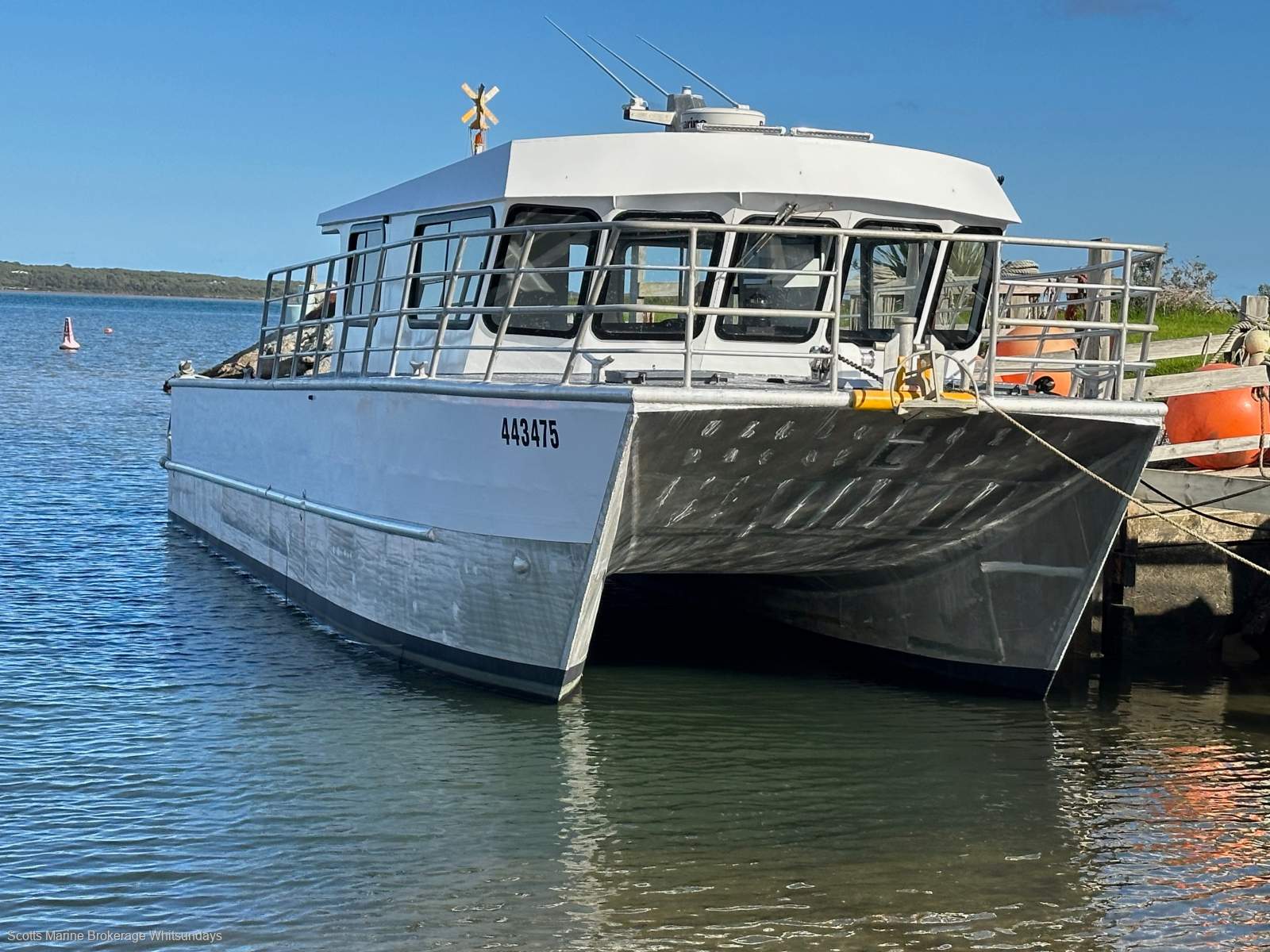 Alumarine 12m Alloy Passenger / Work Jet Drive