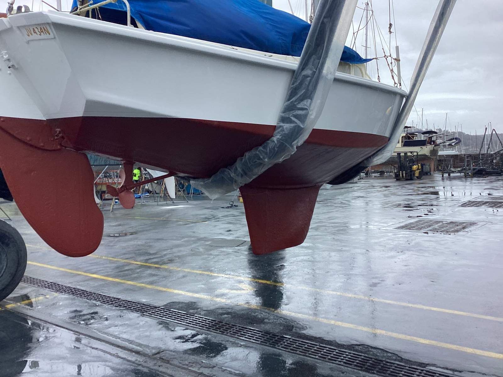Custom Bluebird 22ft yacht