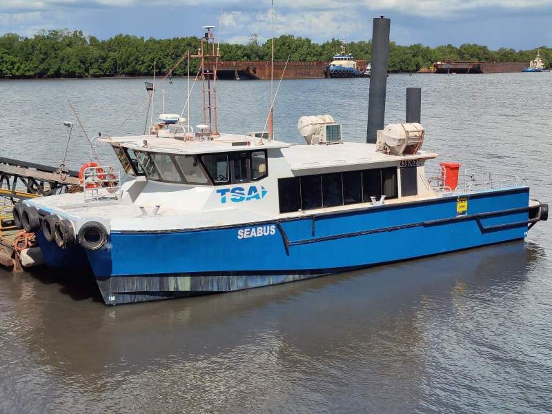 Fine Entry Marine High Speed Catamaran CTV
