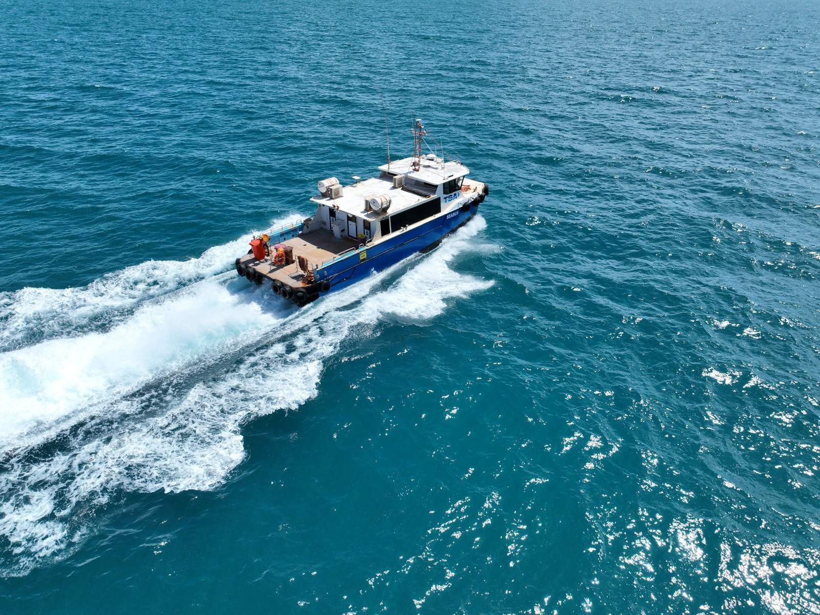 Fine Entry Marine High Speed Catamaran CTV
