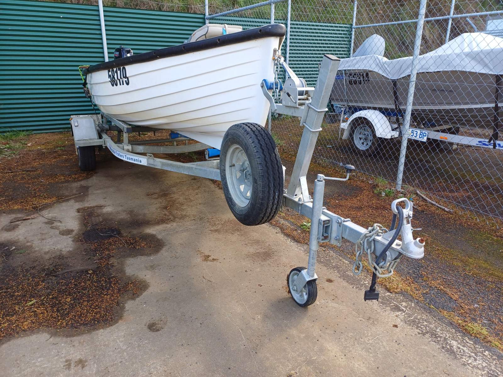 COULAM 152 Coulam Boats UK 152 Defender Fibreglass dinghy made for the fly fisherman! Boat Brokers of Tasmania