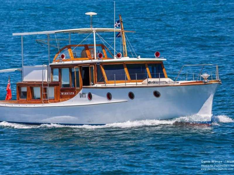 Lawrence Motor Cruiser Wooden Classic Timber Launched 1938