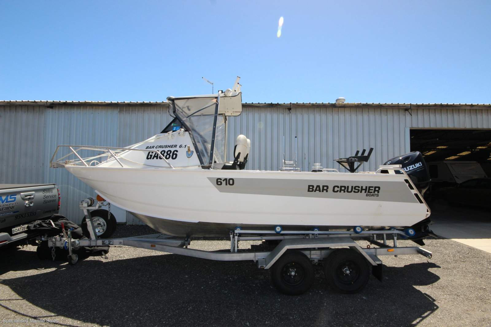 Bar Crusher 610C *** A FISHING MACHINE *** $ 59,500 ***
