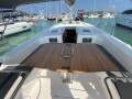 Bavaria C46 'Lady Andaman':Cockpit table open