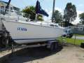 Cole 23 Pop Top Trailer Sailer and yard trailer
