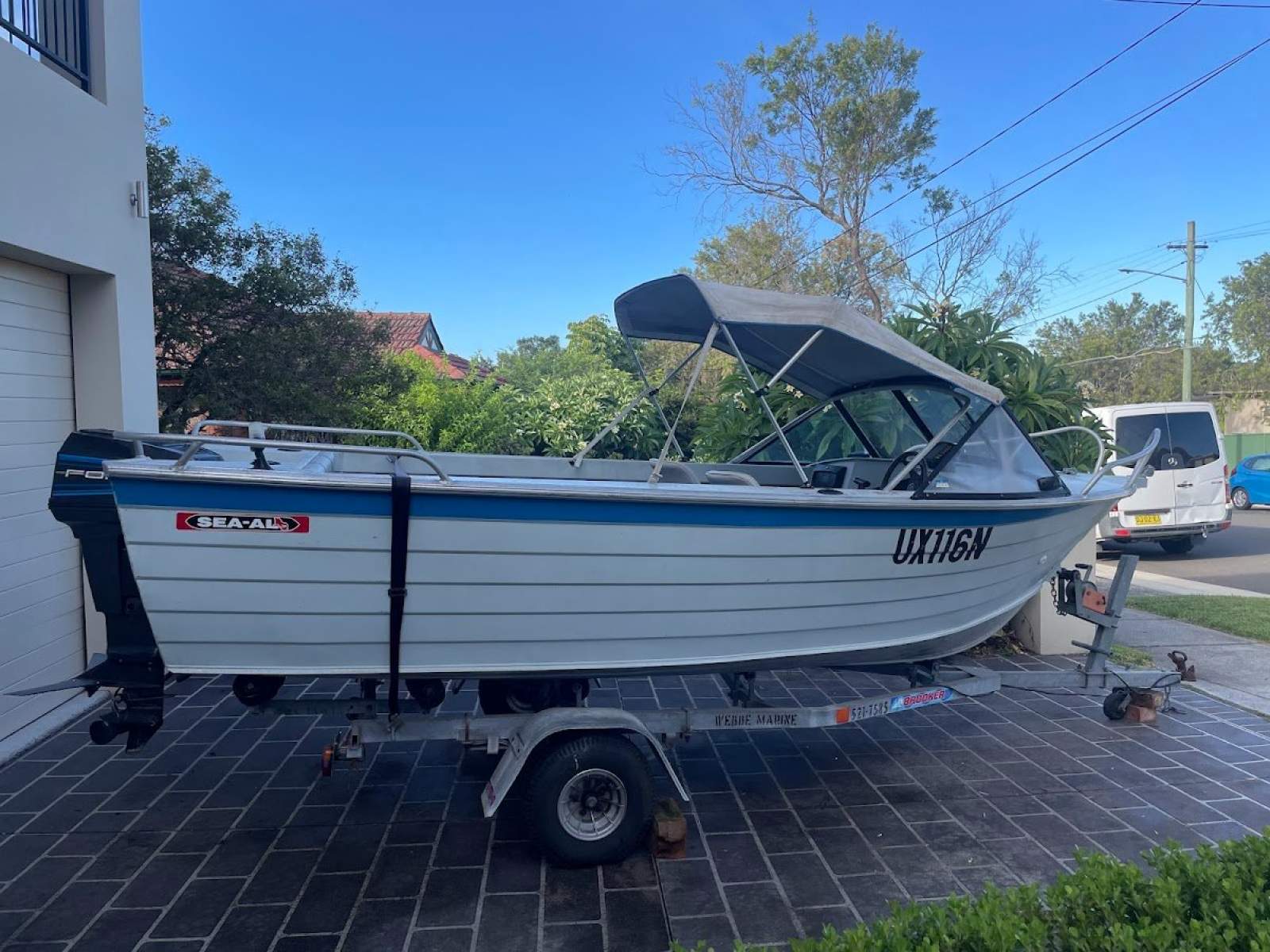 Sea-Al 5.5 metre aluminium boat