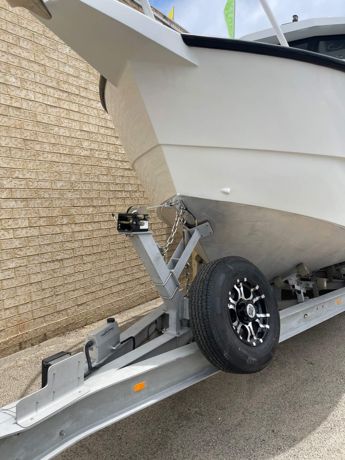 Lux Custom Boats 8.2 Lc Hardtop powered by twin 200HP Mercury engines