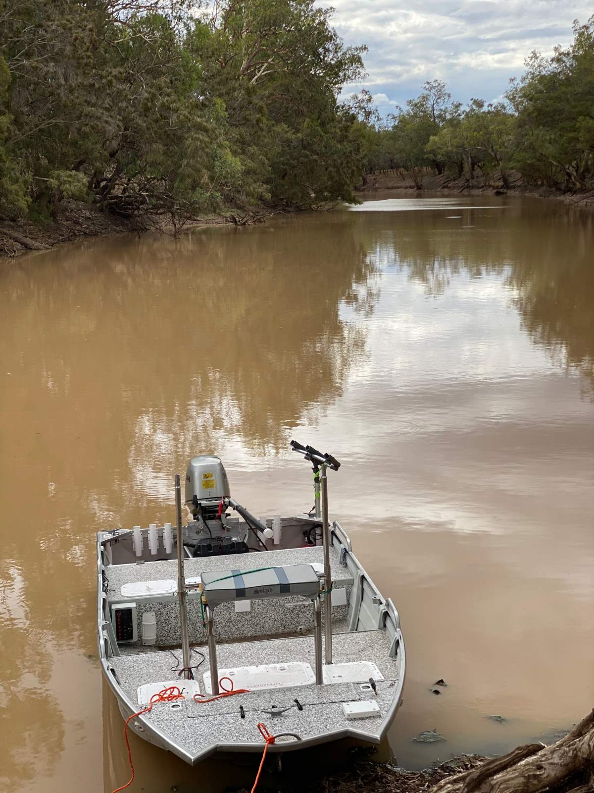 Quintrex 390 Explorer 25 horsepower Honda motor
