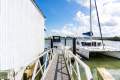 Boatshed and Catamaran Berths for Sale or Rent:walkway to pontoon