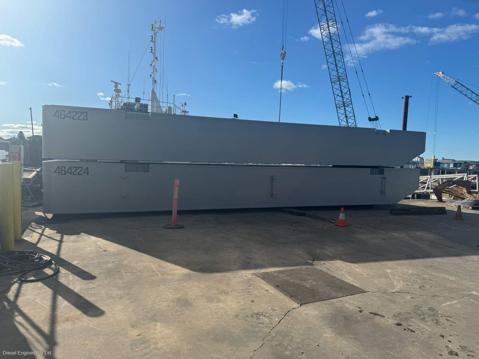 12m Transportable Barges