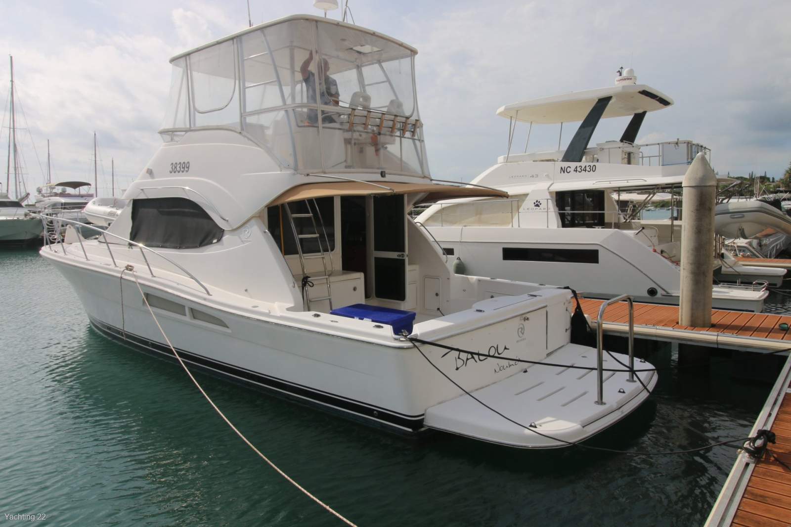 Riviera 41 Open Flybridge Low hours and in very good condition.