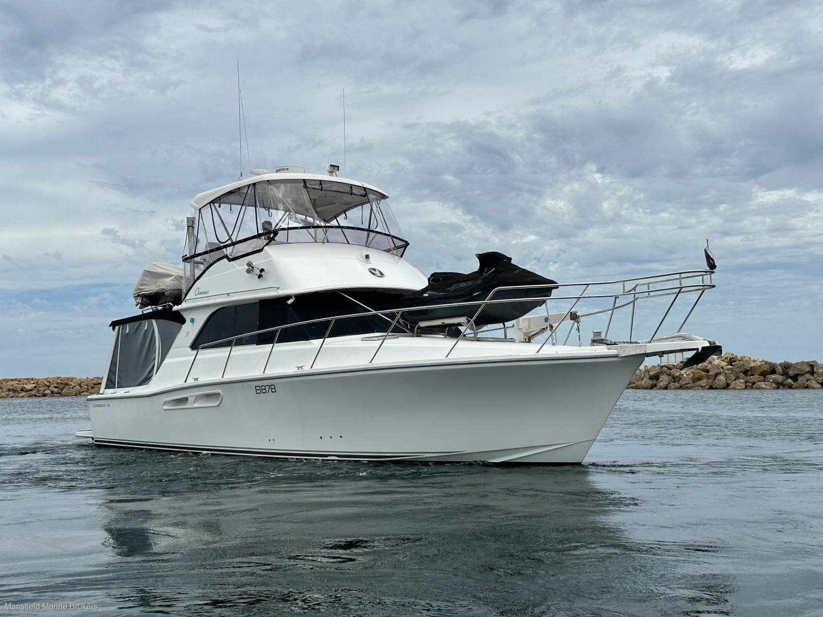 Caribbean 40 Flybridge Cruiser:**LOADED BOAT**