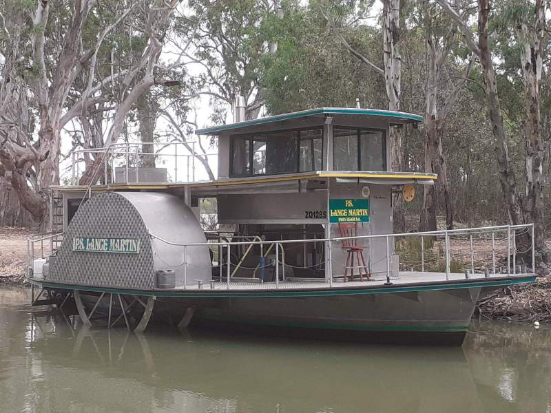 Aluminium Steam Powered Paddle Wheeler