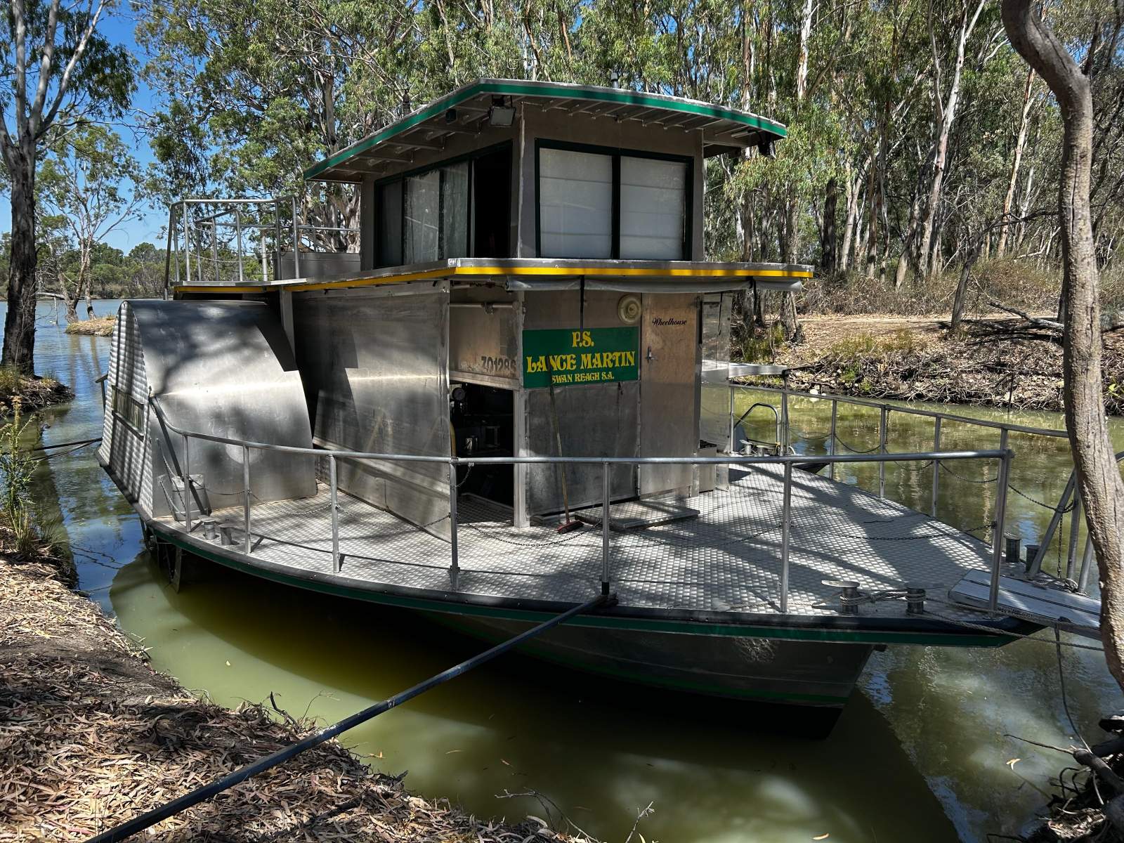Aluminium Steam Powered Paddle Wheeler