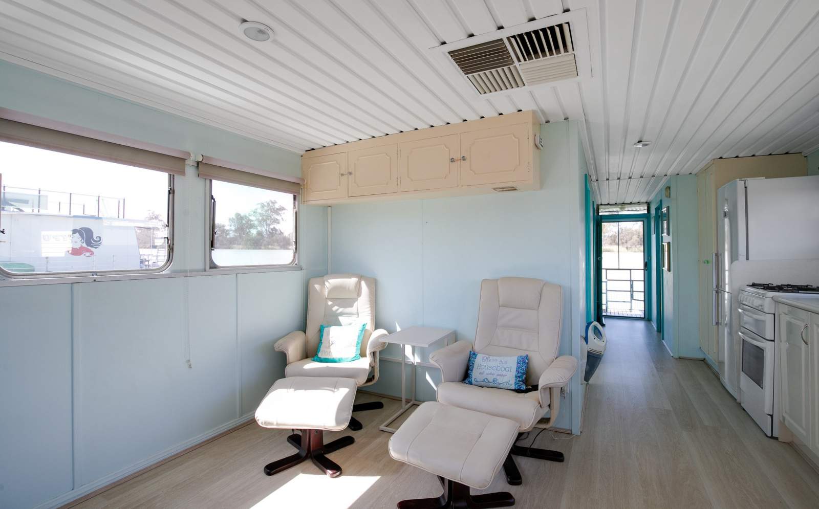 TORBRECK. Compact Two Deck, Two Bed, Houseboat.