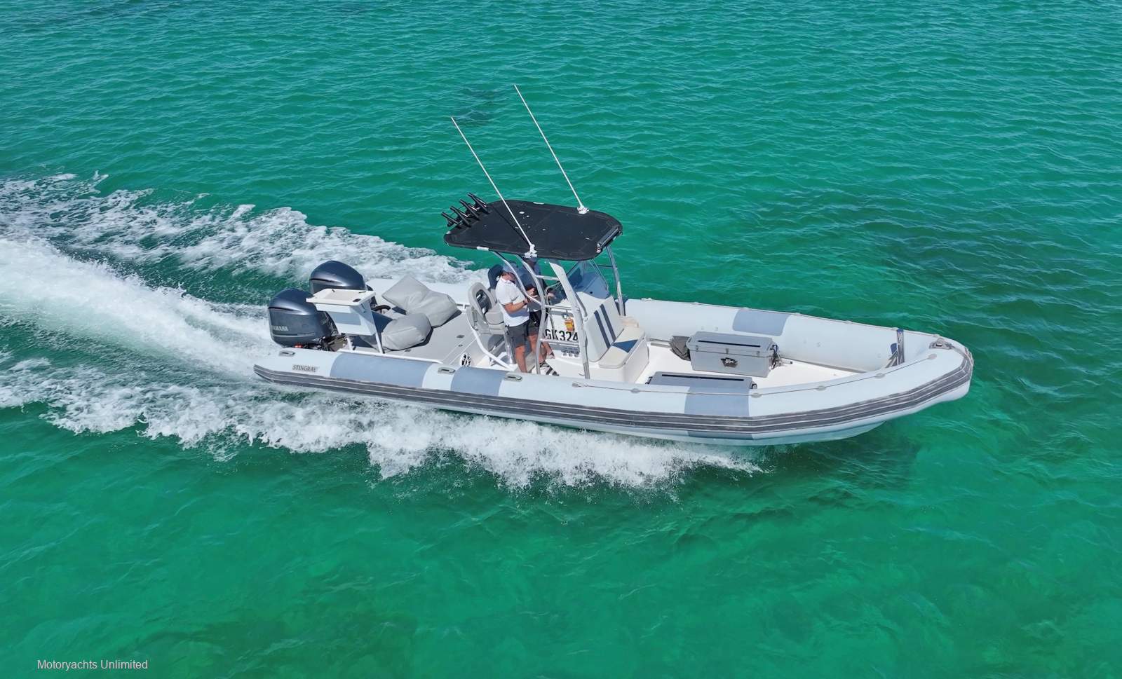 Stingray Ribs 9.5 Searaider - Available Now! - Twin Yamaha 300's:Stingray 9.5m