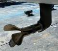 Leopard Catamarans 44:Gori prop folded