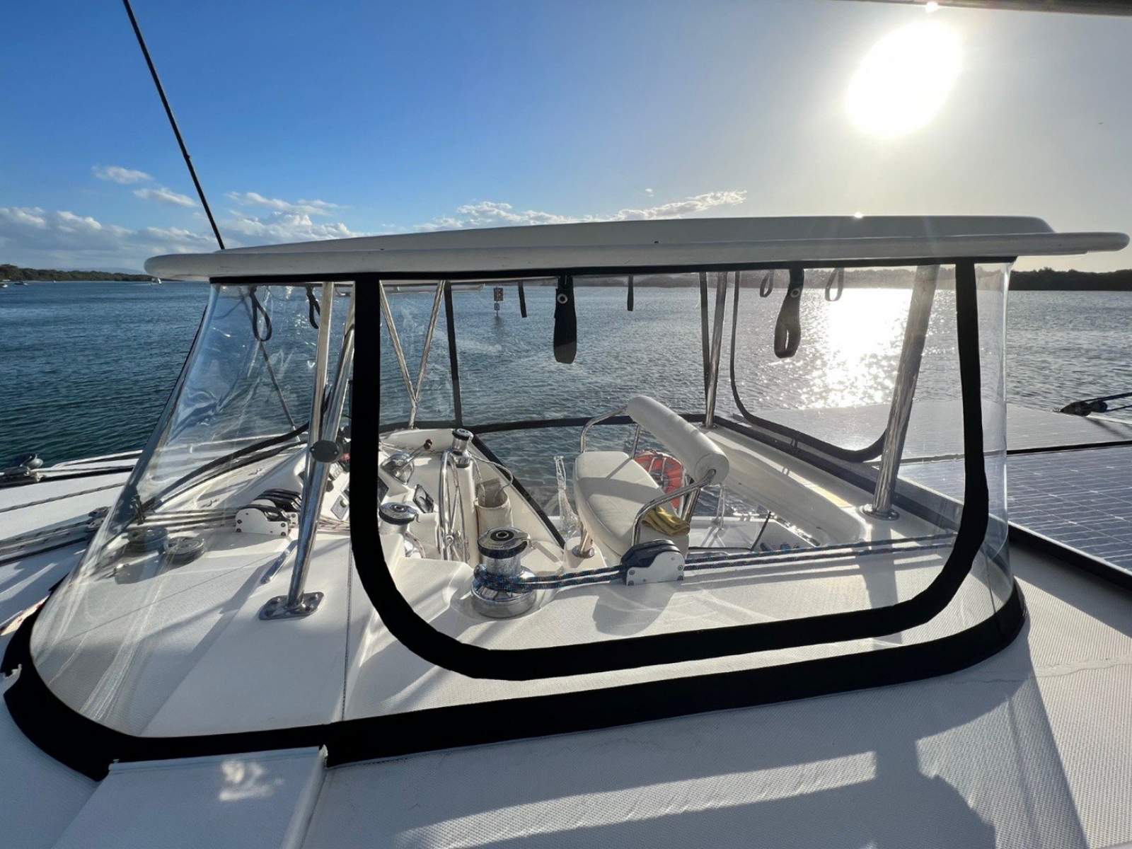 Leopard Catamarans 44:Helm