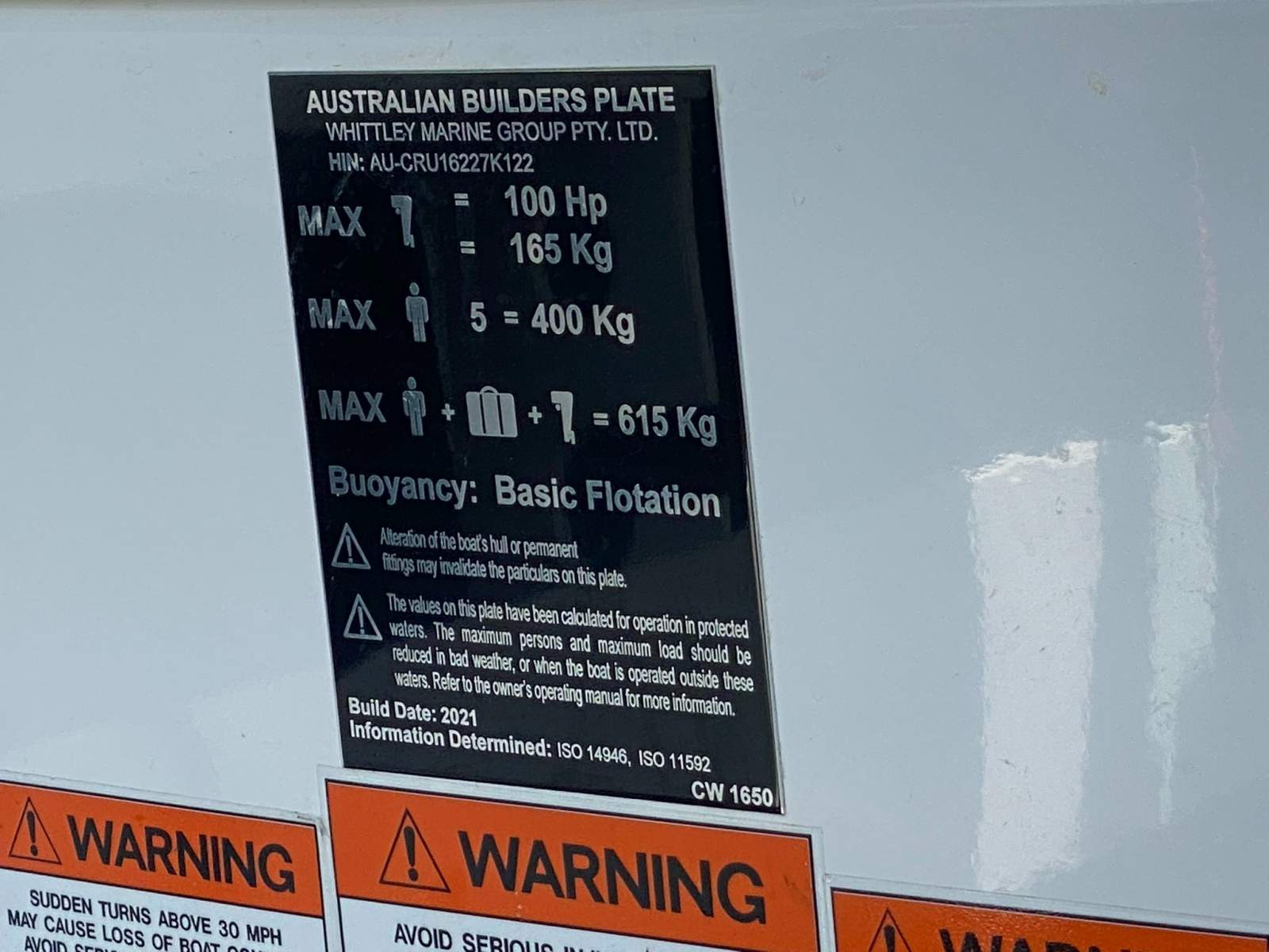  Whittley FF1650 Boat Brokers of Tasmania