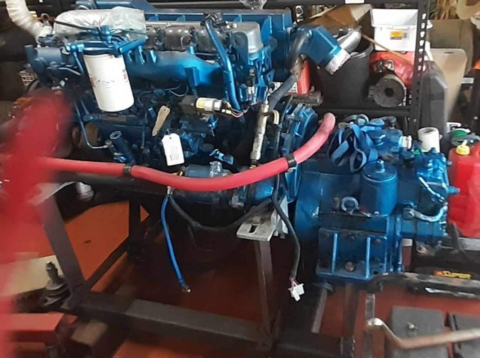 Isuzu 125HP engine & gearbox