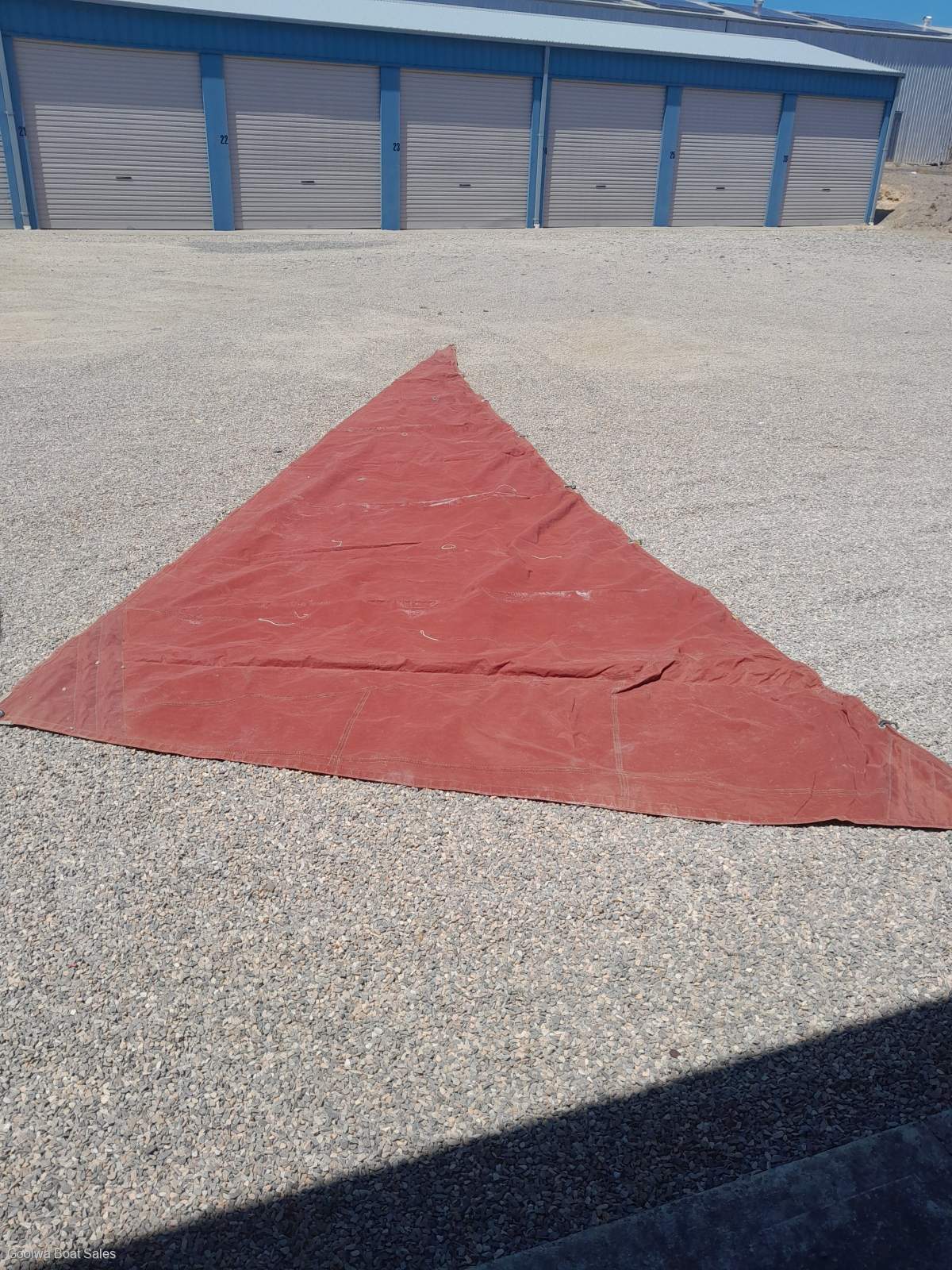 7m Genoa - Blood Red Dacron