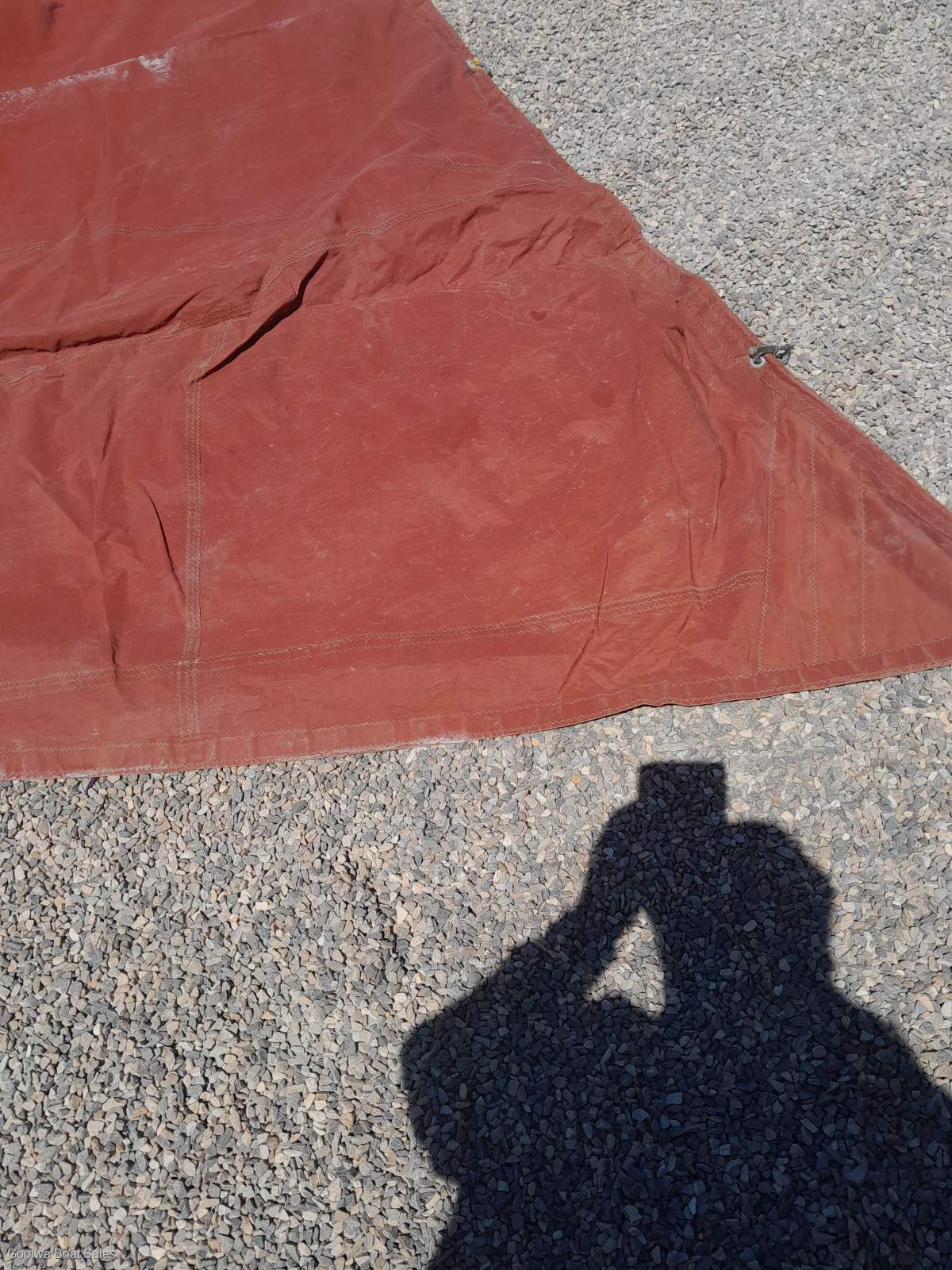 7m Genoa - Blood Red Dacron