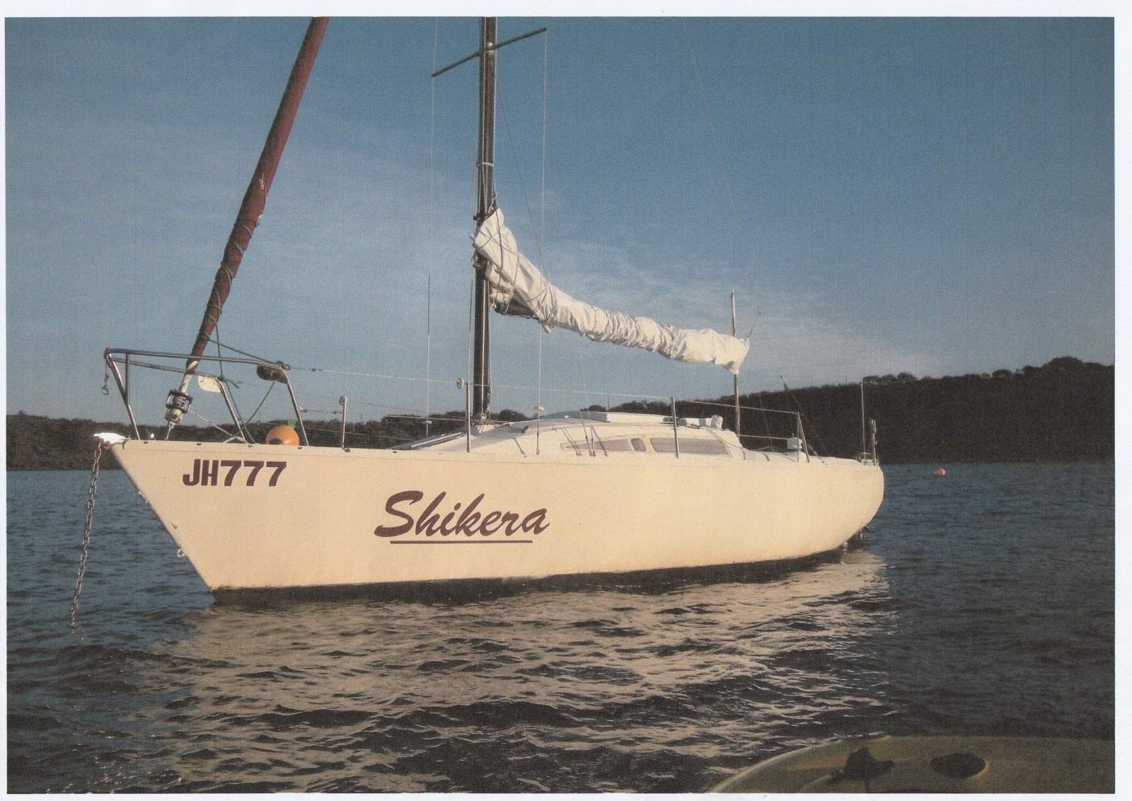 Sonata 8 Drop Keel:Moored as an option