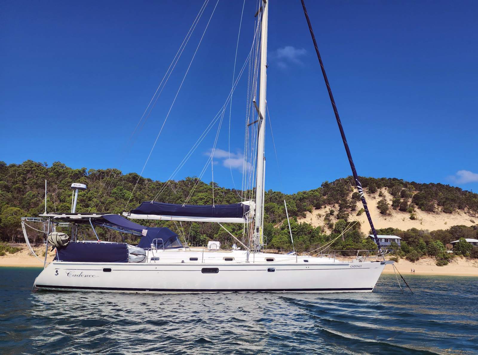 Beneteau 50 Owners Version 3 Cabin 3 Bathroom:Anchored