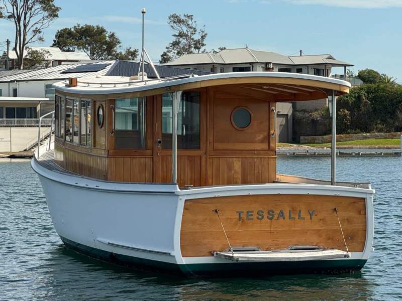 Bow thruster, Huon pine - Fibreglass