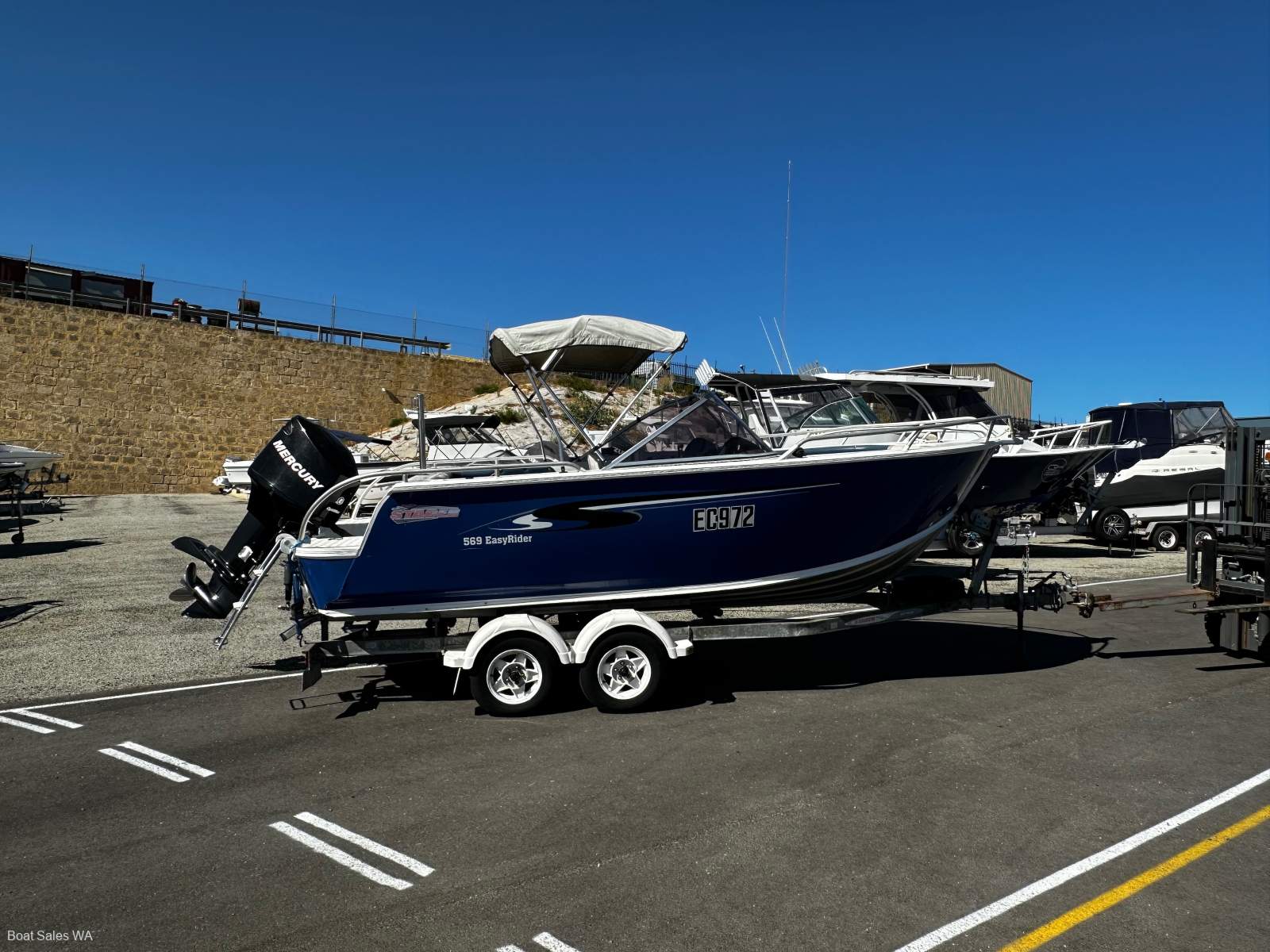Stacer 569 Easy Rider 2006 MODEL NEAT AND CLEAN 135HP OPTIMAX MERCURY